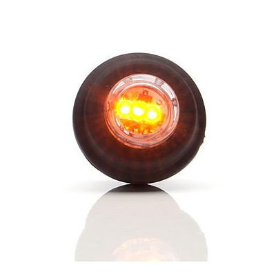 Lampa LED pozyc. boczna pomarańczowa okrągła (670)