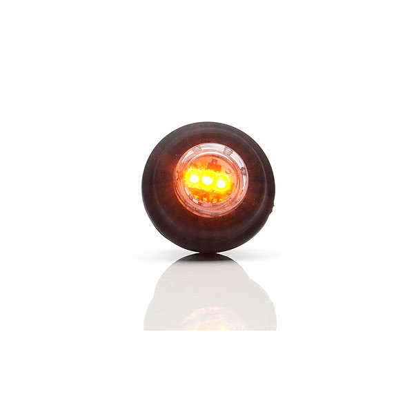 Lampa LED pozyc. boczna pomarańczowa okrągła (670)