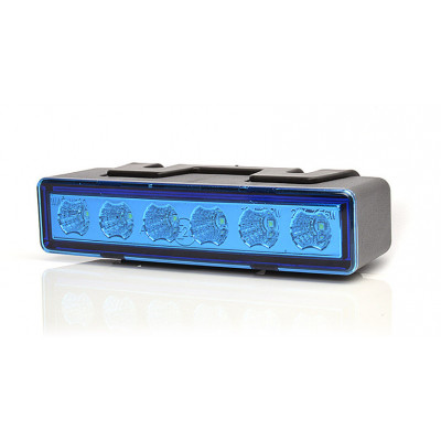 Lampa LED ostrzegawcza niebieska 12V/24V (899.1)