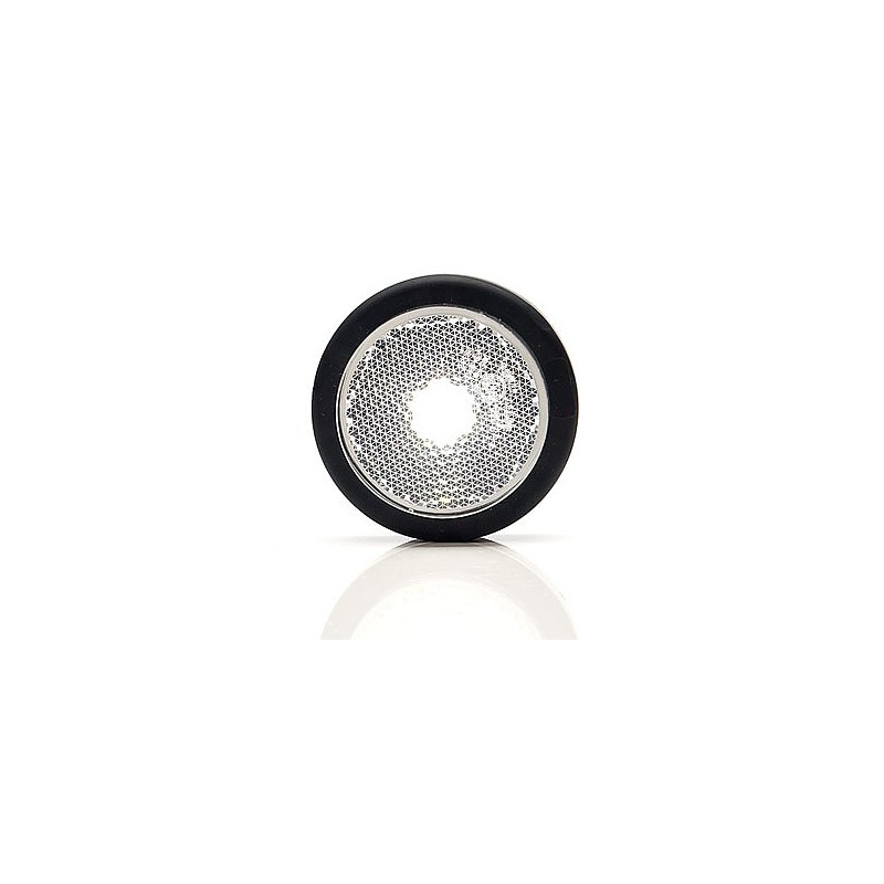Lampa LED obrysowa przednia biała okrągła (678)