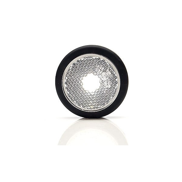 Lampa LED obrysowa przednia biała okrągła (678)
