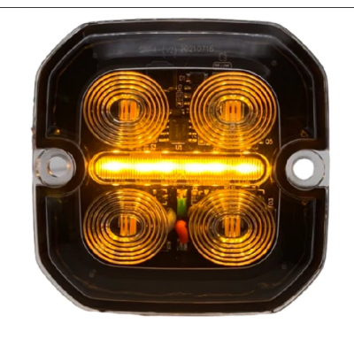 Lampa LED ostrzegawcza ze św.pozycyjnym 10V-30V S038AAR  E9