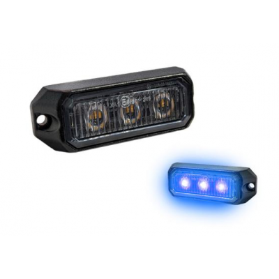 Blaue LED-Warnleuchte PRO-NANO-STROBE 12V/24V (40695001)