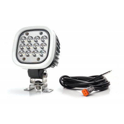 LED work lamp 8000lm 12LED with Deutsch connector (1215/II) focused light