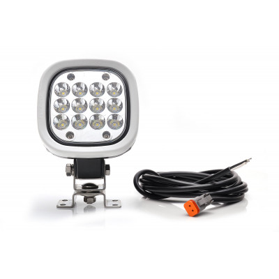 LED-Arbeitsleuchte 8000lm 12LED mit Deutsch-Anschluss (1215/II) fokussiertes Licht