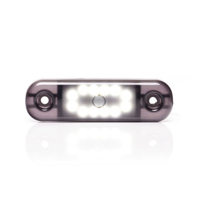 Lampa LED pozycyjna przednia 12LED SLIM 12-24V 2338 BLACK