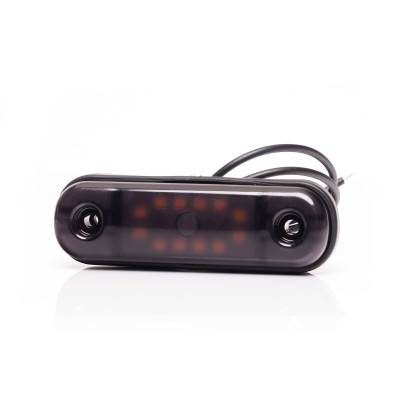 LED-Positionsleuchte 12LED SLIM 12-24V 2338 SCHWARZ