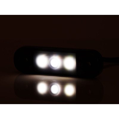LED-Positionsleuchte 3LED SLIM 12-24V 2335 BLACK