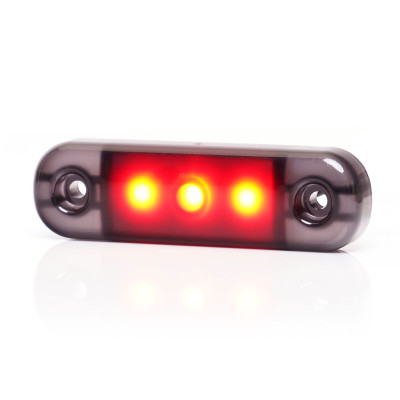 Lampa LED pozycyjna tylna 3LED SLIM 12V-24V 2334 BLACK