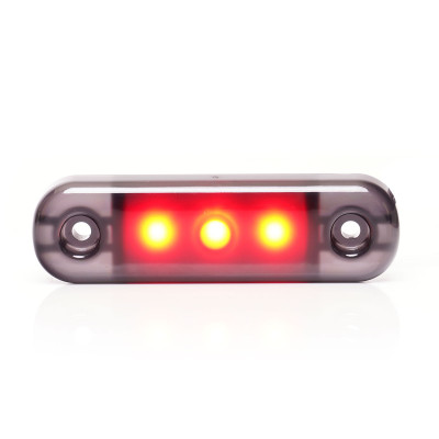LED Hintere Umrissleuchte 3LED SLIM 12V-24V 2334 BLACK