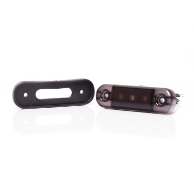 Rear position LED lamp 3LED SLIM 12V-24V 2334 BLACK