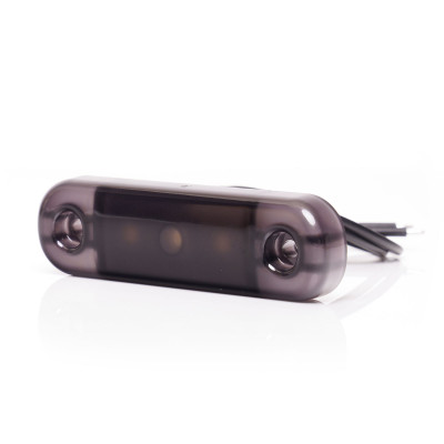 LED Seitliche Umrissleuchte 3LED SLIM 12V-24V 2336 BLACK