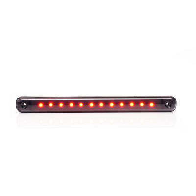 Rear position LED lamp 12LED SLIM 12V-24V 2340 BLACK