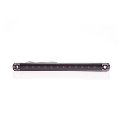 LED Seitliche Umrissleuchte 12LED SLIM 12V-24V 2342 BLACK