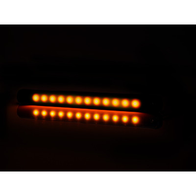 LED Seitliche Umrissleuchte 12LED SLIM 12V-24V 2342 BLACK