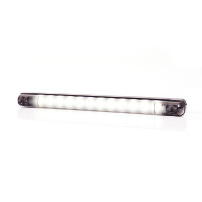 LED-Positionsleuchte 12LED SLIM 12V-24V 2332 BLACK