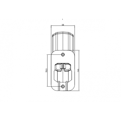 Lampa LED obrysowa 3-funkcje LEWA (2067 L DARK)