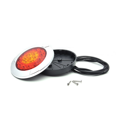 LED Rückleuchte 3 Funktionen Runde 12V-24V (980)