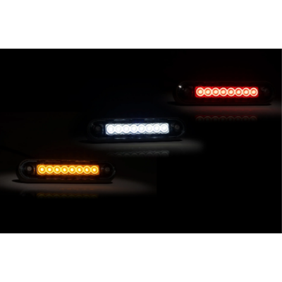 LED Vordere Umrissleuchte Gelb 12V-36V FT-073Z LED LONG DARK