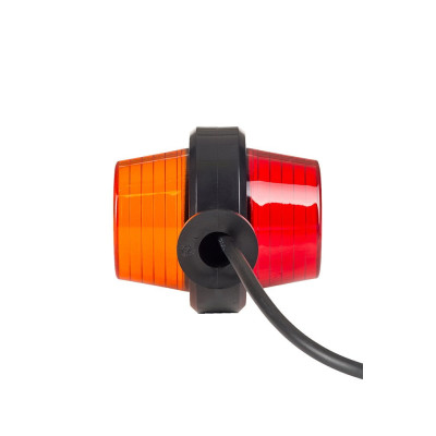 Lampa LED obrysowa czerwono- żółta 12-24V LD2627