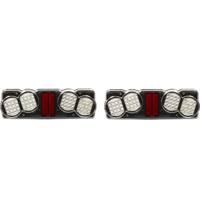 LED rear light kit W40 12V with indicator ballast
