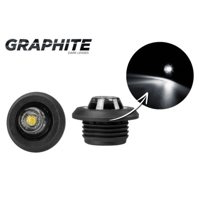 Lampa LED obrysowa biała LD2628 GRAPHITE