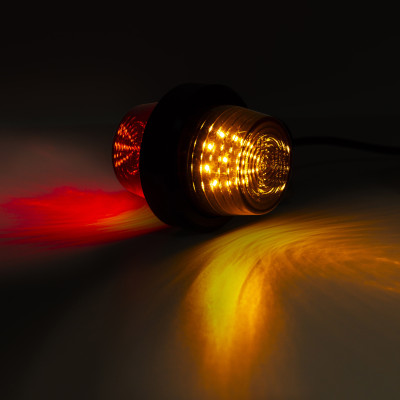 LED Begrenzungsleuchte rot-gelb 12-24V LD2622 GRAPHITE