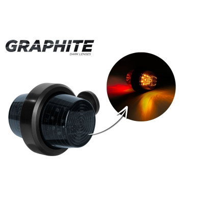 LED Begrenzungsleuchte rot-gelb 12-24V LD2622 GRAPHITE