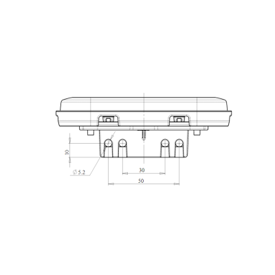 LED Seitliche Vordere Umrissleuchte Begrenzungsleuchte 12-24V W198 1401