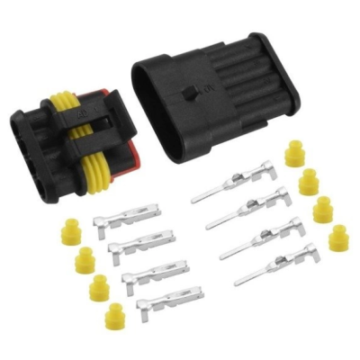 Złącze kablowe SuperSeal hermetyczne 4x1,5mm 5 kpl.