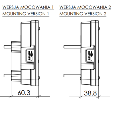 LED Rückleuchtensatz W68L+P 12-24V mit seitlicher Kennzeichenbeleuchtung E20