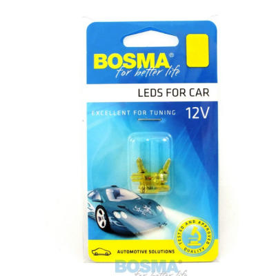 LED bulb 12V T05 1.2W YELLOW 4pcs 3967