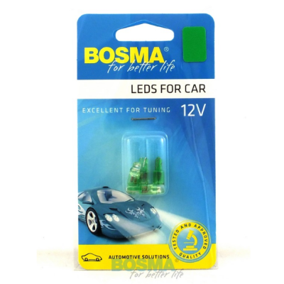 LED Birne 12V T05 1.2W Grün 4Stk 3974