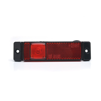 LED Schlussleuchte rot 12V-24V W45S (1233) ECE