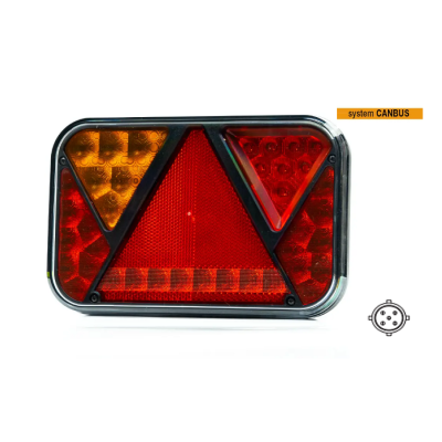 LED rear combination lamp LEFT 12V with license plate light CANBUS FT-270L TB LED O PM BAYONET 5PIN