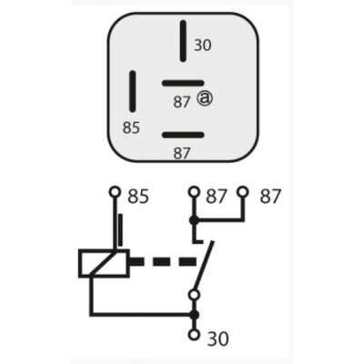 Lichtrelais 5-polig 12V 30A Typ 541