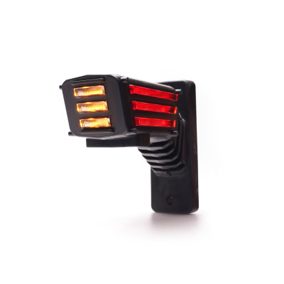 LED-Front-/Rück-/Seitenmarkierungsleuchte LINKS 12-24V 2550L ECE kurzer Arm