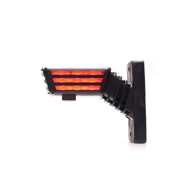 LED-Front-/Rück-/Seitenmarkierungsleuchte LINKS 12-24V 2550L ECE kurzer Arm