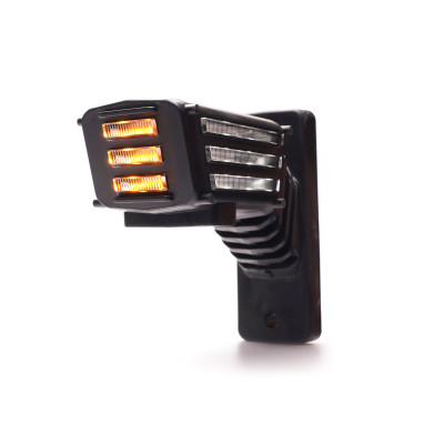 LED-Front-/Rück-/Seitenmarkierungsleuchte RECHTS 12-24V 2550P ECE kurzer Arm