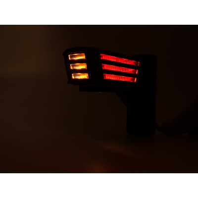 LED front/rear/side marker lamp LEFT 12-24V 2550L ECE short arm