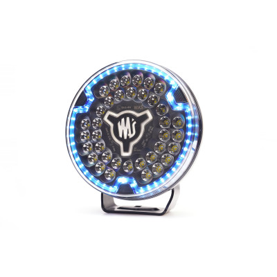 LED-Frontkombinationsleuchte mit blauem Warnlicht W268 14000lm 12-24V 2308BLACK ECE E20