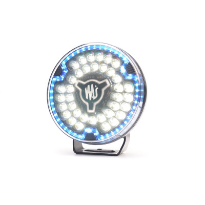 LED-Frontkombinationsleuchte mit blauem Warnlicht W268 14000lm 12-24V 2308BLACK ECE E20