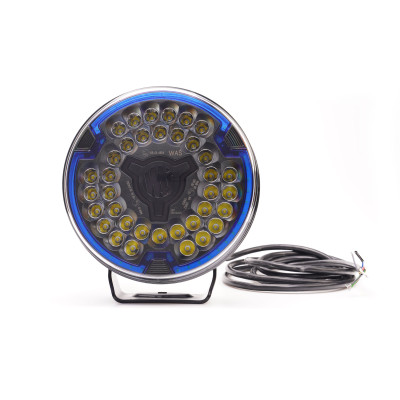 LED-Frontkombinationsleuchte mit blauem Warnlicht W268 14000lm 12-24V 2308BLACK ECE E20