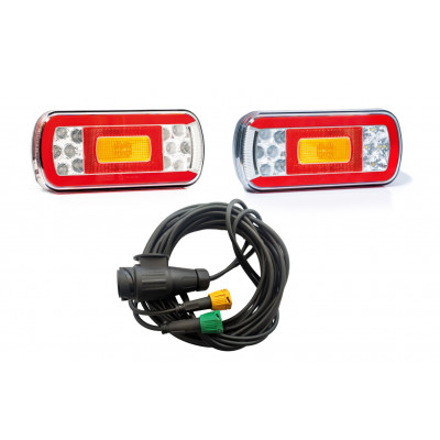 LED Beleuchtungsset 2xFT-130 mit 5m 13PIN Kabel