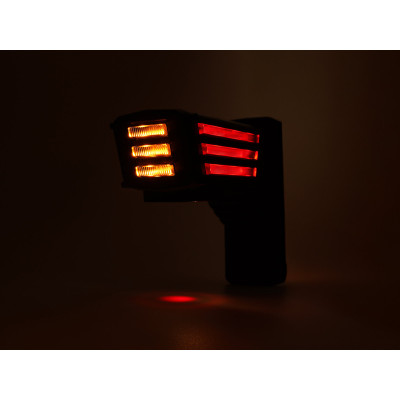 LED marker lamp LEFT front-rear-side 12-24V 2550L SPOT short housing E20 ECM