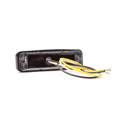 Lampa LED ostrzegawcza żółta błyskowa 12V/24V (2463) ECE E20