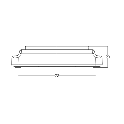 LED-Warnleuchte gelb blinkend 12V/24V (2463) ECE E20