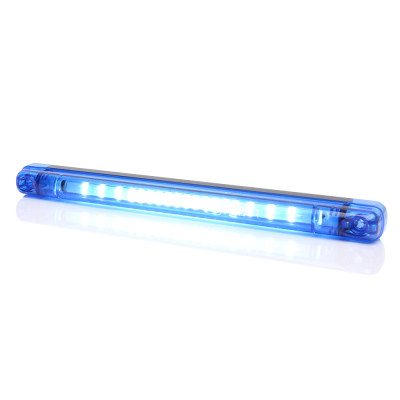 Lampa LED ostrzegawcza niebieska 12V-24V W134 (1028) EMC E20