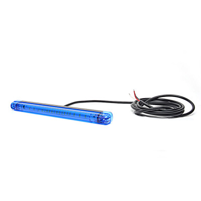 Lampa LED ostrzegawcza niebieska 12V-24V W134 (1028) EMC E20