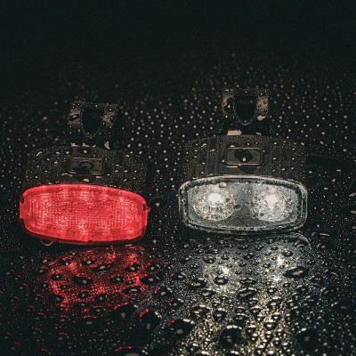 Satz vorderer und hinterer MICRO-USB-Fahrradlampen (BX14057)